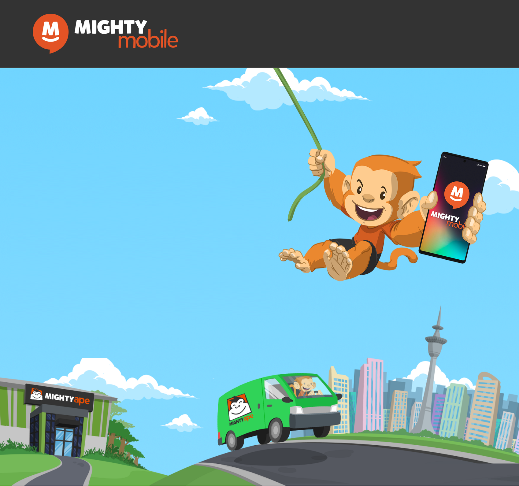 Mighty Ape Mobile Plans launch as Mighty Mobile 