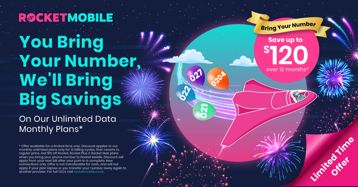 Bring Your Number, Save Big with Rocket Mobile